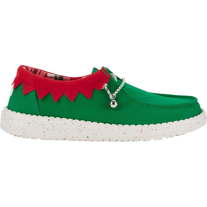 HEYDUDE Womens Wendy Elf Holiday Novelty Shoes