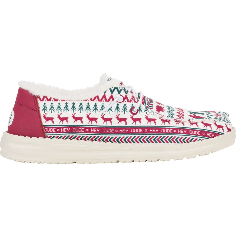 HEYDUDE Adults Wendy Holiday Novelty Print Shoes